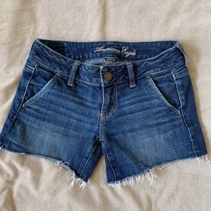 AE "Stretch" Jean Shorts, Size 0